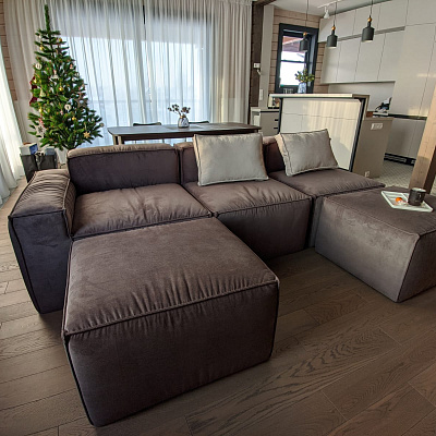 Модули для дивана: отзыв о качестве и совместимости. Фото в интерьере. 5 звезд.